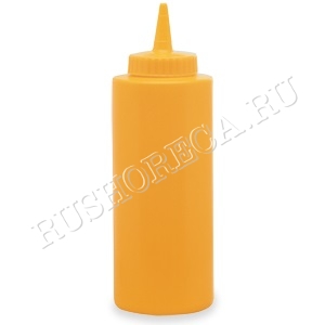 Бутылочка для соуса желтая, 0,35 л Bar