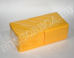 Салфетки 33Х33см 1-слойные Желтые