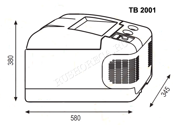 Автохолодильник компрессорный Indel B TB2001