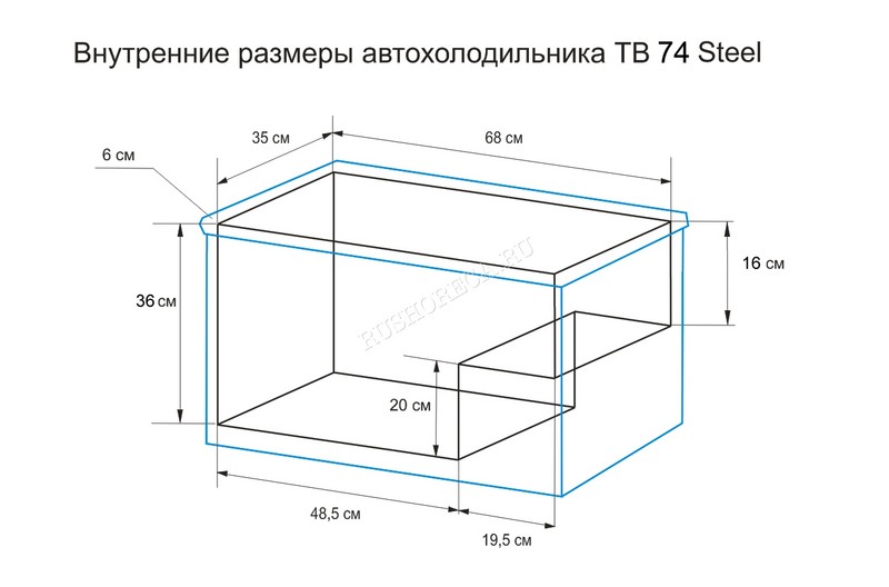 Автохолодильник компрессорный Indel B TB74