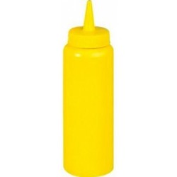 Бутылочка для соуса желтая 700 мл