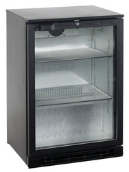Шкаф холодильный со стеклом TEFCOLD BA15H барный черный