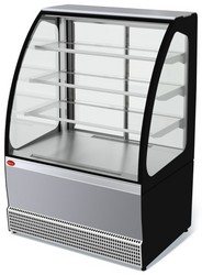 Прилавок холодильный кондитерский VENETO VS-0,95 нержавеющая сталь