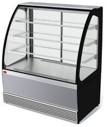 Прилавок холодильный кондитерский VENETO VS-1,3 нержавеющая сталь