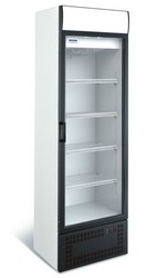 Шкаф холодильный со стеклом шх-370ск с канопе