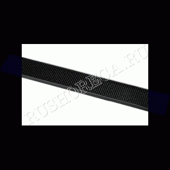 Полоска барная черная (резиновая) 590х80х16mm (69х8.5х1.6)  