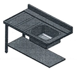 Стол для грязной посуды  Д/ПММ СПМ-1200 ПР