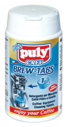 Таблетки. Моющее средство для всех типов брюеров, фильтровальных кофеварок и термосов-накопителей PULY CAFF BREW TABS 100 гр