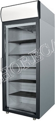 Шкаф холодильный со стеклом POLAIR DM107-G Нерж.