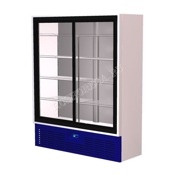 Шкаф холодильный со стеклянной дверью Ариада R1400 VC Пресерв., купе