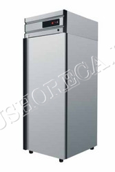 Шкаф холодильный с глухой дверью POLAIR CV107-G нержавеющий