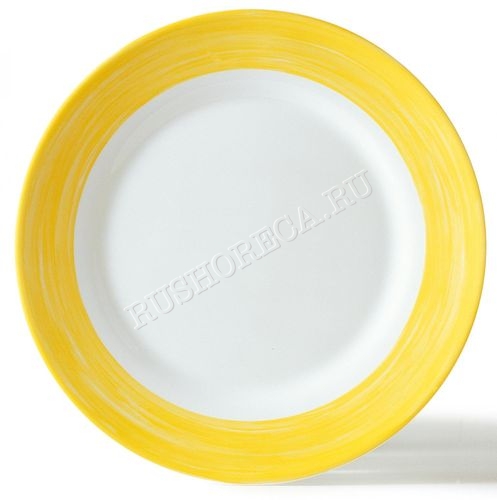 Тарелка Brush Yellow d195 мм