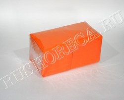 Салфетки 24Х24см 1-слойные Оранжевые