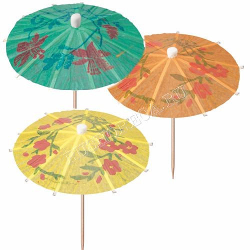 Зонтики Азия 10см