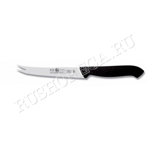 Нож барменский с пласт. ручкой 120/225 мм черный HoReCa Icel