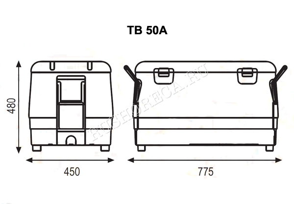 Автохолодильник компрессорный Indel B TB50A