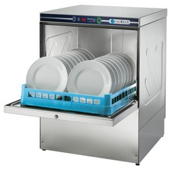 Машина посудомоечная COMENDA LF 321MA с дозаторами, помпой, подставкой