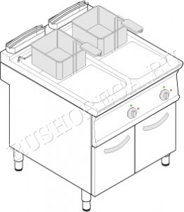 Фритюрница 740 серии TECNOINOX FR83FE7 716056
