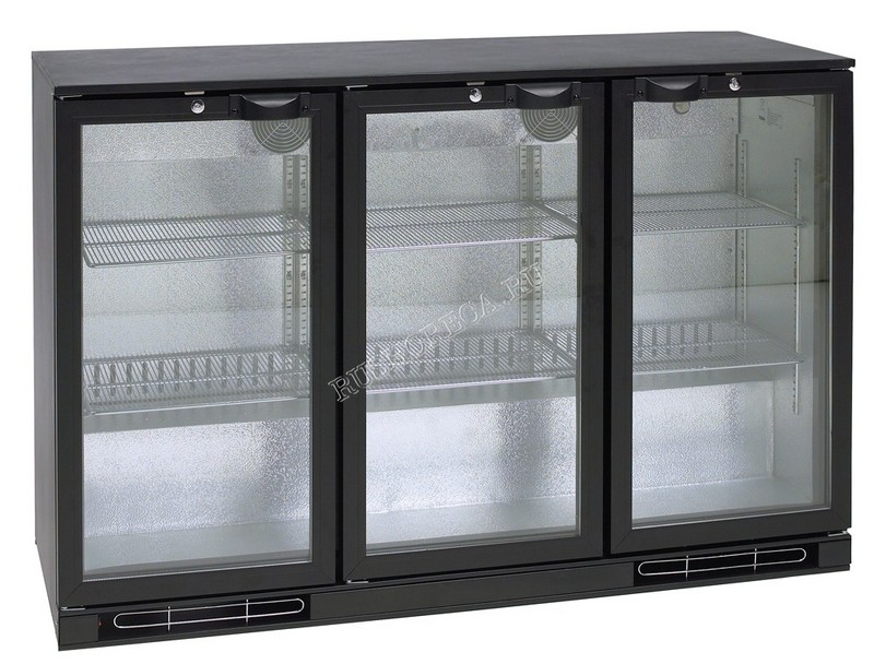 Шкаф холодильный со стеклянной дверью TEFCOLD BA30S-3 барный черный