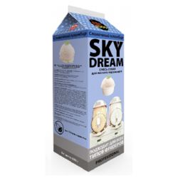 Смесь сухая для мягкого мороженого Sky Dream Молочная, 0,6кг	