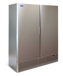 Шкаф холодильный с глухой дверью Капри-1,5 м нержавеющая сталь