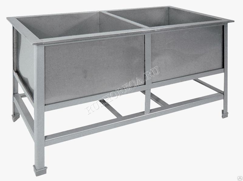 Ванна моечная двойная ВМ-21/500