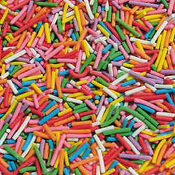 Посыпка для мороженгого и десертов Вермишель разноцветная, 600г