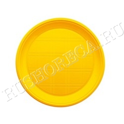 Тарелка десертная D16.5см Желтая