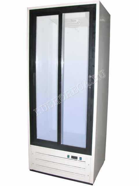 Шкаф холодильный со стеклом ЭЛЬТОН-0,7 универсальный, купе.
